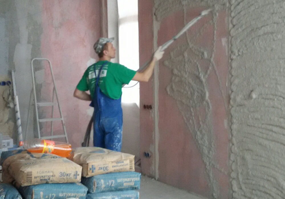 Автоматизированная штукатурка стен